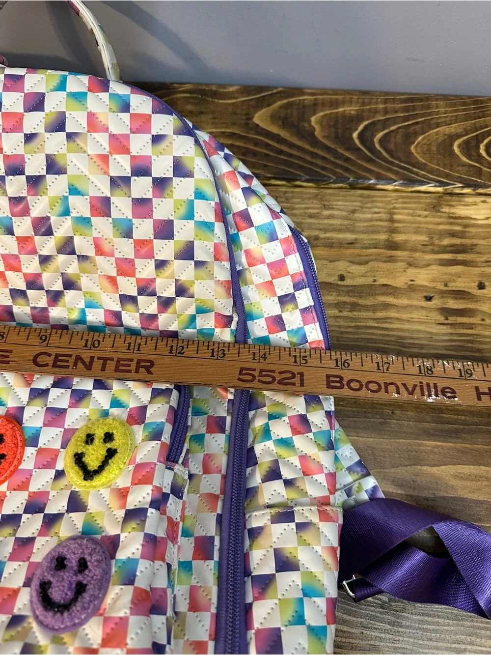 Girls Colorful Smily Face Backpack